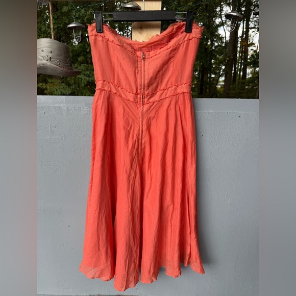 J. Crew Coral Midi Dress - Picture 3 of 4